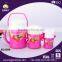 3 pcs set hot sale plastic water cooler jug set