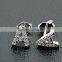 Infinite Factory Direct Sale 925 Sterling Silver earrings Letter shape A-Z silver earrings