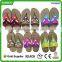 new style promotional handmade women jute beach flip flop