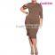 Hot Sale Short Sleeve Fat Women Casual Dresses