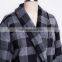 Top Quality Winter Bathrobe Men Vintage Royal Printed Flannel Robes Sleepwear Thickening Warm Bath Robe