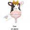 2016hot sale Cow shaped helium balloons animal shape foil balloons mini size mylar balloons