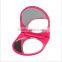 Mixed colors round shape cheap personallized folding pocket mirror