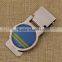 Hot sale fashion custom metal blank money clip wholesale