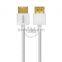 White ABS Shell Slim HDMI cable Supports Ethernet, 4K, UltraHD, 3D and Audio Return