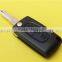 Folding 2 button remote key fob blank shell casing for Peugeot 206 car key