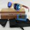 Skateboard sunglasses wooden glasses sun bamboo eyeglasses