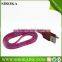 prefume micro usb data cable flat usb 2.0 data cable for samsung s5