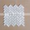 25x48mm herringbone white mosaic tile for bathing room and kitchen