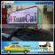 3G full color P5-64x192RGB (985x444x240mm) Video LED taxi Top/Roof advertising LED display sign/module/screen/panel