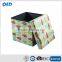 Nice Picture Printing Storage Cube Ottoman