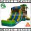 Used Commercial Rainbow Inflatable Combo for kids, Giant Inflatable Bounce House Slide for Sale