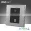 2015 China Hot Sale Wholesaler Wallpad Luxury Wall Light Switch Panel TV+TEL Socket