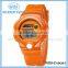 Free to put logo silicone wristband digital watch