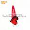 Creative Heart clip Personalized pvc rubber letter hairpin promotional gift