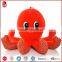 Lovely 2015 new design plush ocean animals soft toy octopus