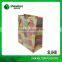 Five color fireworks logo printing Wedding paper gift bag with handles