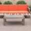 Brushed aluminum home patio outdoor sofa furniture