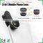 2016 top quality smart phone camera lens fish eye lens effect macro effect wide-angle lens for iPhone 6s plus samsung galaxy s6