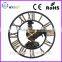 Plastic 15 inch 38 cm garden decorative skeleton rooster clock