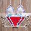 crochet hand knitted triangle bikini, fashion ladies handmade crochet bikini