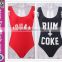latest one piece swimwear v-neck bikini for young girl no moq wholesale swimsuit brazilian 2016