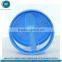 Light blue plastic milk powder tin cap with built-in scoop with FSSC 22000 certified by GMP standard-labeling available