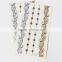 Jewelry Style Top Seller Temporary Metallic Tattoo Sticker for Wholesale