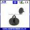Powerful thread ferrite pot magnet