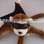 Hot-selling Cartoon Flying Series of Elastic Slingshot Monkey Chick And Piog Plush Doll Toy