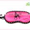 hot sexy pink sleepping eye mask with white dot