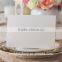 2015 High Quality clean white wedding invitation cards
