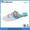 Newest crystal lady pvc china flipper slipper