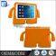 Made in China hot sale creative case fashion design colorful shockproof kids tablet case with handle for iPad air