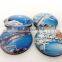 deft design customized bulk pack firdge magnet glass Souvenir single magnet glass gifts