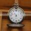 2016 fashion big antique couple dolphins pocket watch