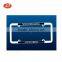 top sales plastic license frame with logo chroming treatment plastic frame