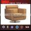 Top grade design blue leather reclining sofa