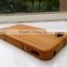 OEM Carbonized Bamboo Wood Cell Case for Iphone cover for iphone 5 two parts with press key