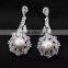 Best Quality Cubic Zirconia Earring Bridal Pearl Earrings