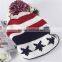 Custom knitted pom beanie hat