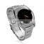 NO.1 G4 Smartwatch With STEEL BAND/Round Dial MTK6261 Music Pedometer Sedentary Reminder Sleep Monitor Bluetooth 3.0