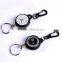 2016 new hot promotion gift custom logo metal retractable keyring