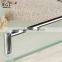 2015News simple desgin hardware zinc alloy and stainless steel with bathroom glass shelf