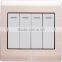 Professional OEM/ODM Factory Supply change over 4 gang 1 way switch