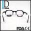 top seller square black buffalo horn eyeglasses frame