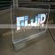 Illuminated Led Edge-lit Acrylic Signs Factory