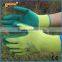 BSSAFETY Hand protection crinkle latex safety gloves for construction or building work