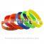 Promotional silicone woven wristbands bracelets for sports event