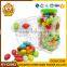 3 In 1 Colorful Fruit Shape Bubble Gum Sweets